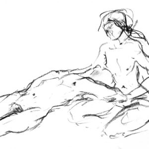 Croquis "Hengivelse" - plakat