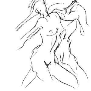 Croquis "Dans" fra Berørt - plakat