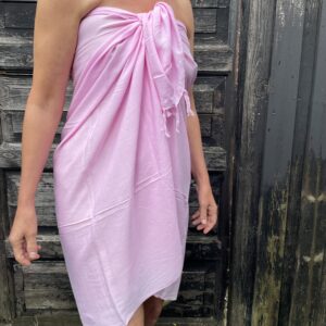 Sarong med frynser - Sarte Rosa