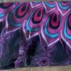 Sarong med frynser - Pink påfugl - Image 3