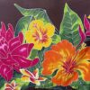 Sarong - Hibiscus, håndmalet - Image 4