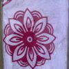 Ik' en fod - rød/hvid - Sarong med frynser - Image 4