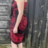 Rød elefant - Sarong med frynser - Image 9