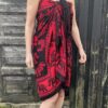 Rød elefant - Sarong med frynser - Image 7