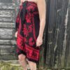 Rød elefant - Sarong med frynser - Image 5